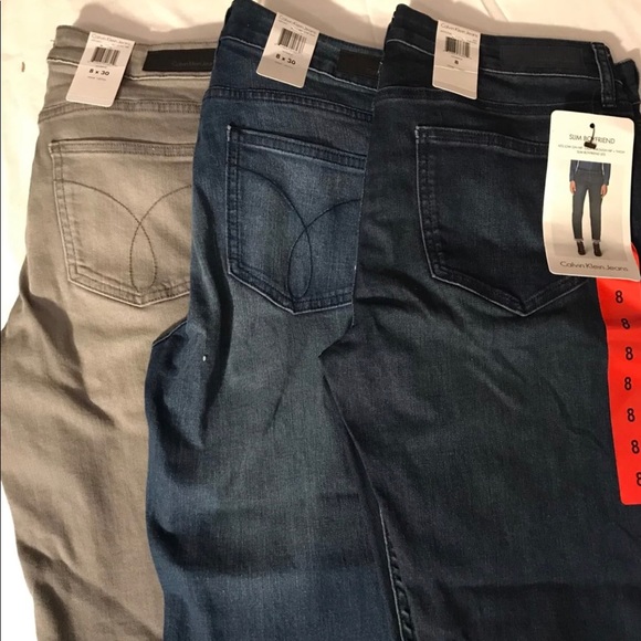 calvin klein women's jeans sizes
